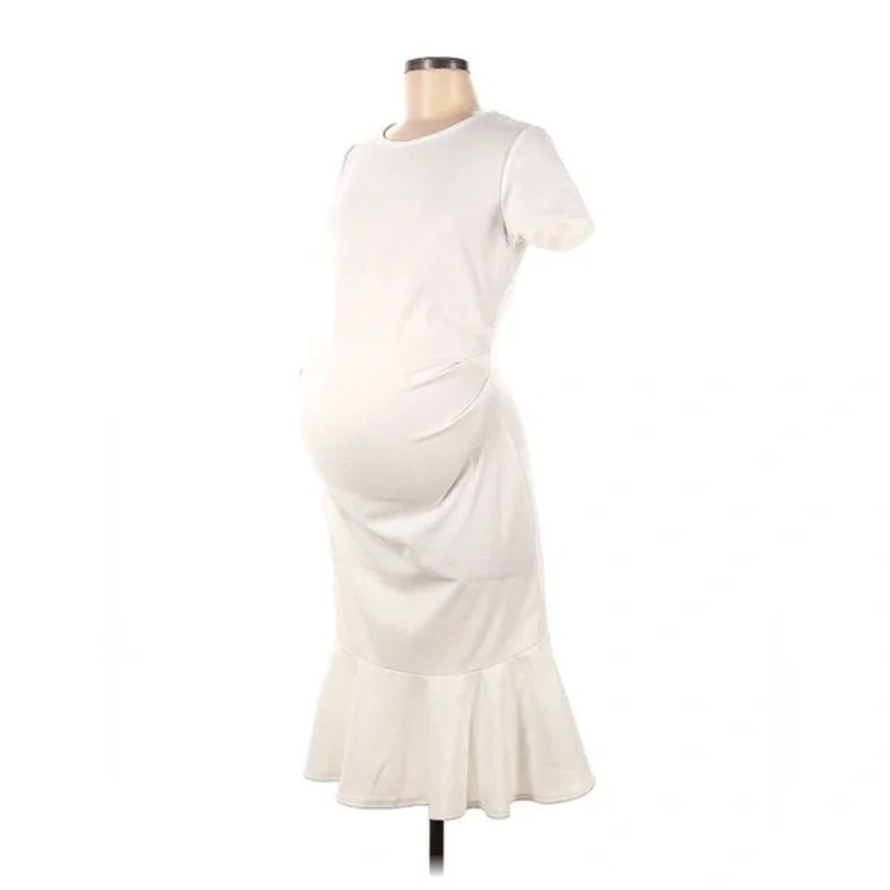 My bump ivory maternity dress NWT